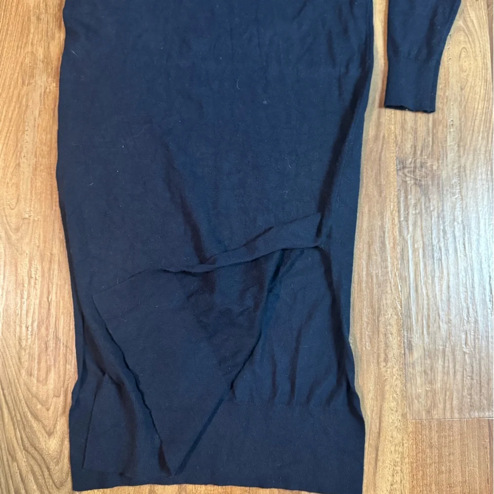 Mango MNG Dark Navy Knit Midi Dress‎ Size 2